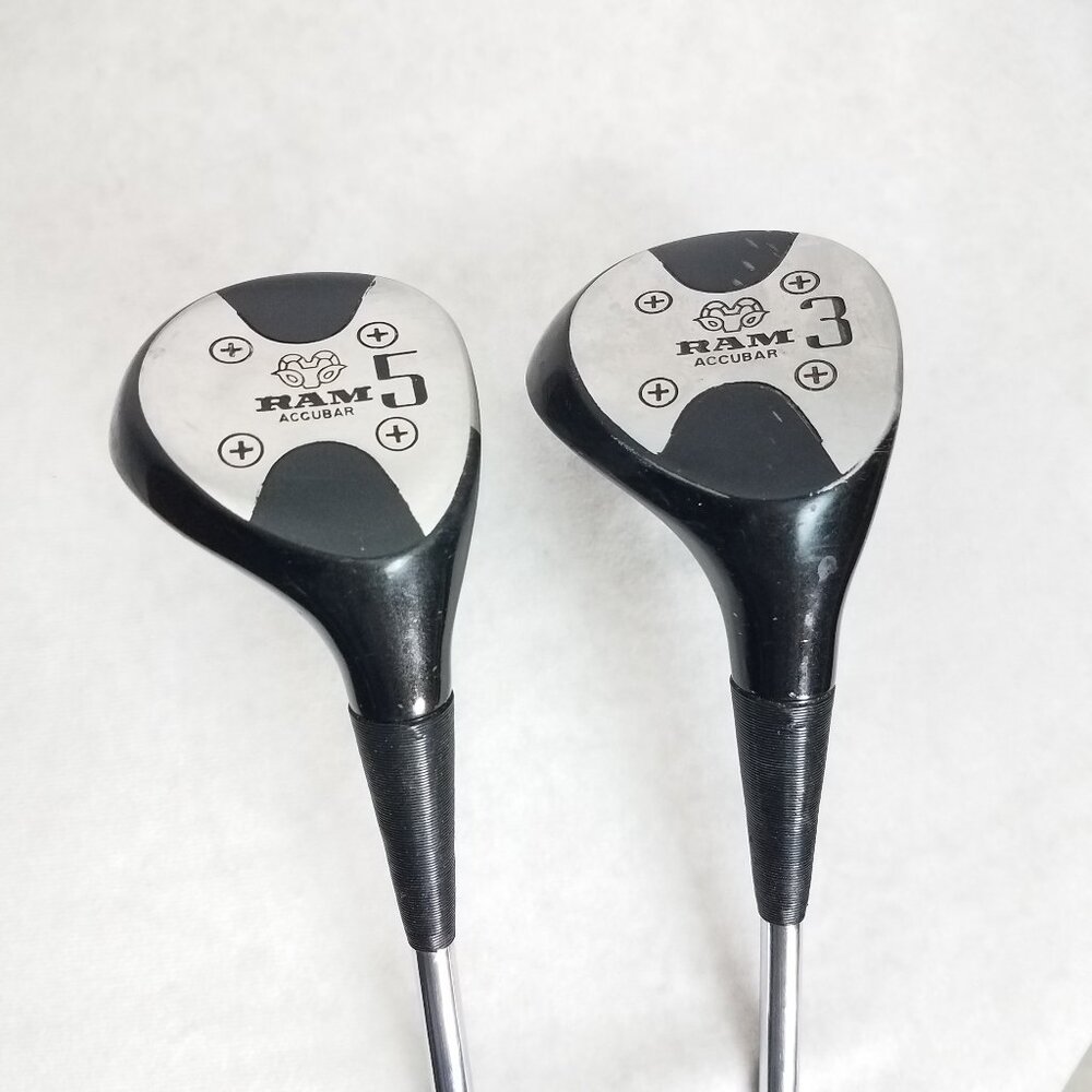 Ram Golf Accubar Men's Steel Wood Set of 2, Men's Right Hand, #5 and #3 Drivers